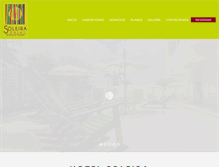 Tablet Screenshot of hotelsoleira.com